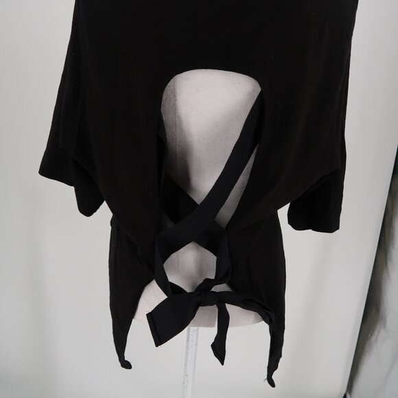 Urban Los Angeles Project Black Tie back T-Shirt Size F = Large - Picture 3 of 12